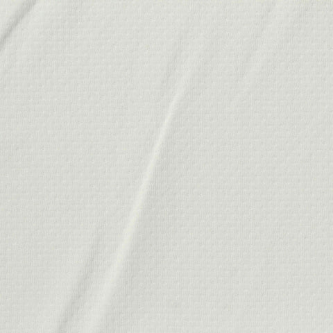 White Textured Birdseye Knit, Polyester