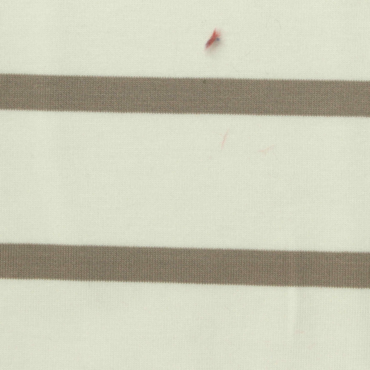 Brown Stripes Interlock Knit, Viscose-Poly