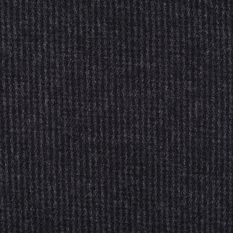 Plaid Brushed Knit Fabric, 160 gsm — Black