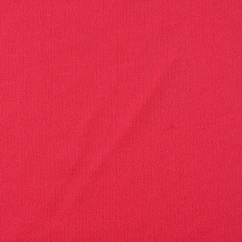100% Polyester Interlock Knit Fabric, 110 gsm, 175 cm — Red