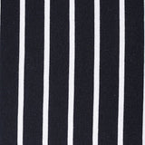 Black Vertical-Stripe Jersey Knit, Cotton-Modal — texture
