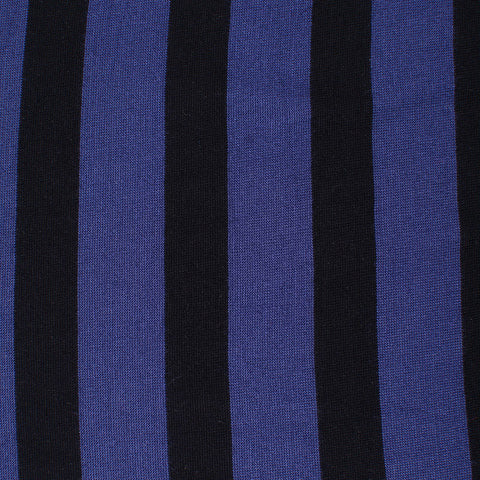 Black Stripes Jersey Knit, Viscose, 140 gsm