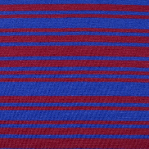 Striped Polyester Viscose Jersey Knit Fabric, 140 gsm, 150 cm — Purple