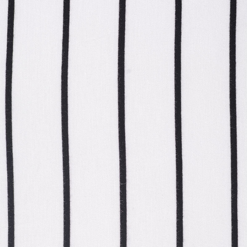 Black Vertical-Stripe Jersey Knit, Viscose, 208 gsm