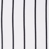Black Vertical-Stripe Jersey Knit, Viscose
