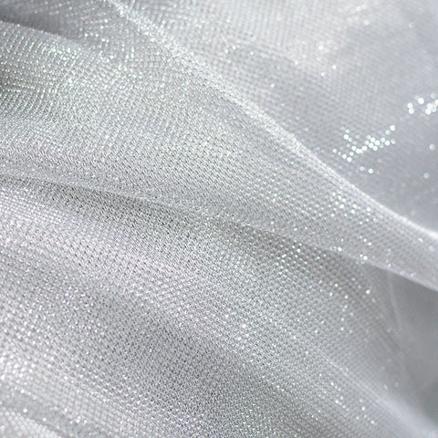 Jacquard Linen Polyester Jersey Knit Fabric, 70 gsm, 160 cm — Grey