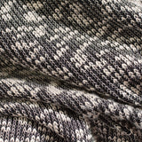 Jacquard 100% Polyester Chunky Knit Fabric, 332 gsm, 137 cm — Grey — photo 3