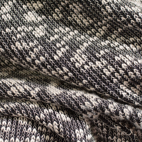 Jacquard 100% Polyester Chunky Knit Fabric, 332 gsm, 137 cm — Grey