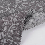 Grey Floral Jacquard, Cotton-Poly — photo 3