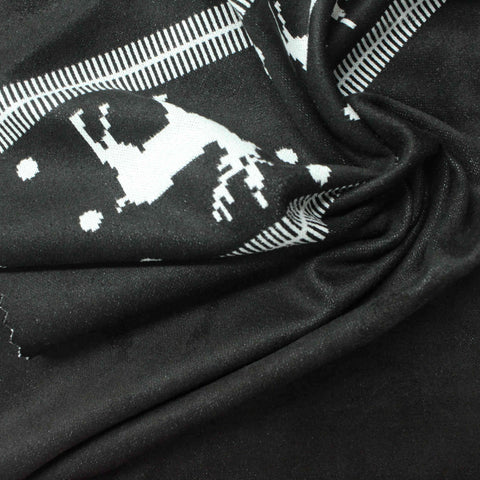Black Dots Jacquard, Polyester, 238 gsm