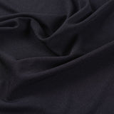 Polyester Stretch Jersey Knit Fabric, 154 gsm, 160 cm — Black — photo 3