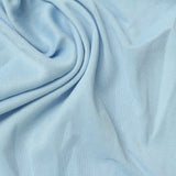 Polyester Stretch Rib Knit Fabric, 240 gsm, 170 cm — Blue — photo 3