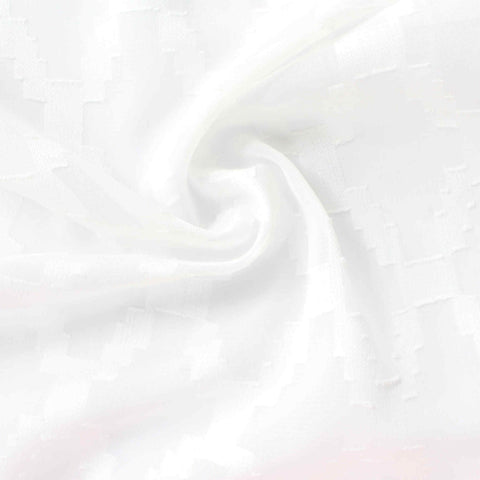 White Tone-on-Tone Chiffon, Polyester, 72 gsm