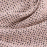 Light Beige Geometric Interlock Knit, Polyester — photo 3