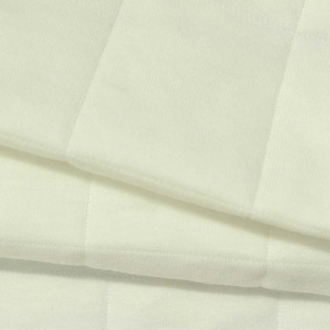 Cream Grid Jacquard, Polyester, 285 gsm