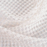 Plaid 100% Polyester Knit Fabric, 294 gsm, 130 cm — White — photo 3