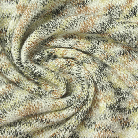 Cream Marl Chunky Knit, 150 gsm