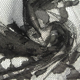 Black Floral Lace, Nylon — photo 3