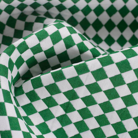Green Diamond Jacquard, Polyester, 302 gsm, 144 cm