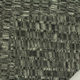 Black Marled-Stripe Rib Knit, Viscose-Poly — photo 3