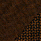 Black Houndstooth Interlock Knit, Poly-Cotton — photo 3