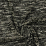 Black Marl Chunky Knit, Poly-Viscose — photo 3