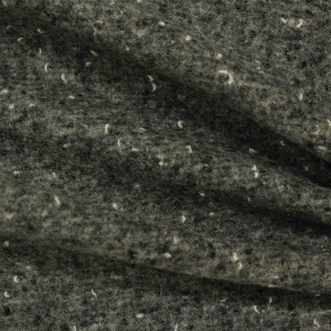 Dark Grey Marl Scuba Knit, Polyester, 450 gsm