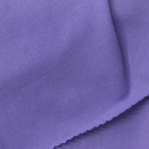 Cotton Stretch Jersey Knit Fabric, 270 gsm, 155 cm — Purple