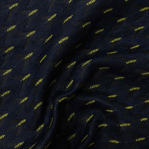 Yellow Dash Jacquard, Polyester