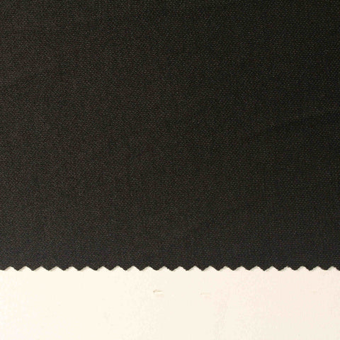 100% Viscose Interlock Knit Fabric, 220 gsm, 185 cm — Black