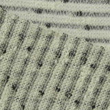Black Abstract Chunky Knit, Polyester — photo 3