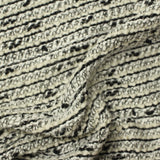 Off-White Horizontal-Stripe Chunky Knit, Viscose-Poly — photo 3