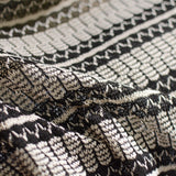 White Leaf Jacquard, Cotton-Poly — photo 3