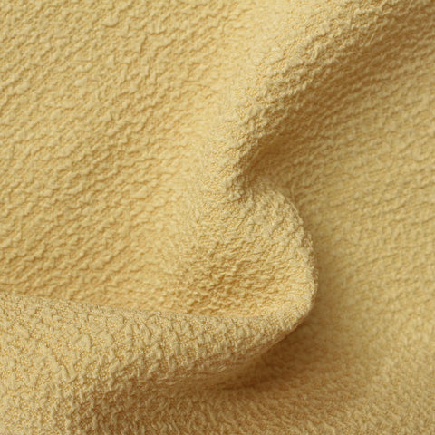 Yellow Crinkled Rib, Polyester