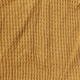 Viscose Polyester Blend Waffle Knit Fabric, 280 gsm, 178 cm — Khaki — photo 3