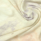 Purple Abstract Rib Knit, Poly-Viscose — photo 3