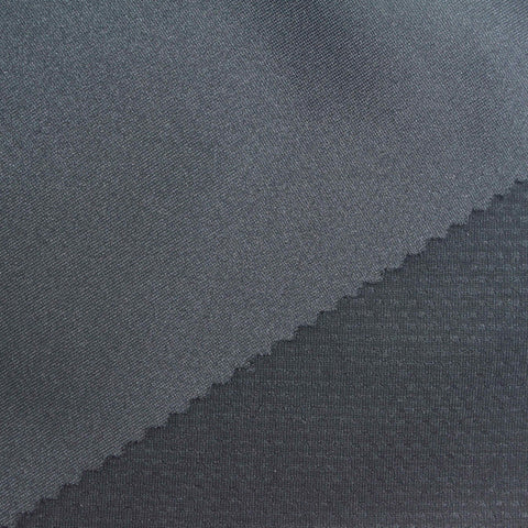Dark Grey Heathered-Marl Scuba Knit, Poly-Tencel Lyocell