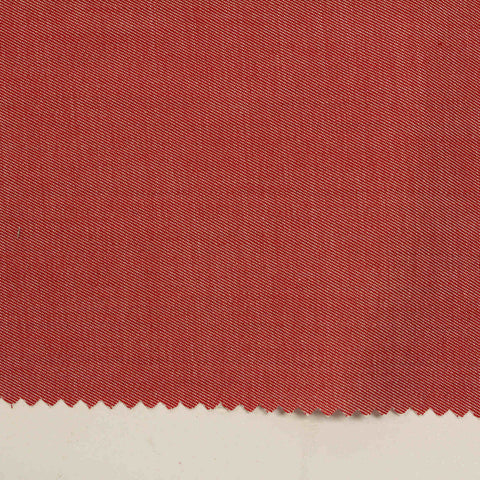 Red Marl Chambray, Cotton