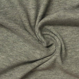 Heathered Grey Marl Rib Knit, Polyester — photo 3