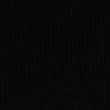 Black Rib Knit, Poly-Viscose — photo 3
