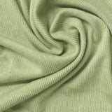 Tencel Lyocell Stretch Rib Knit Fabric, 231 gsm, 125 cm — Green — photo 3