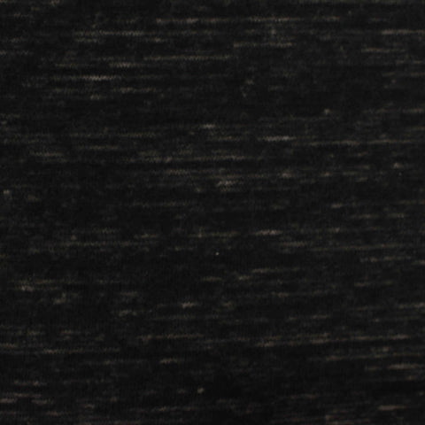 Black Marl French Terry, Poly-Cotton, 280 gsm
