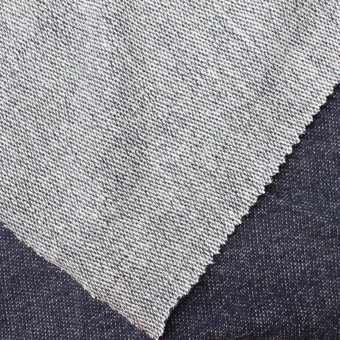 Dark Grey Marl French Terry, Cotton-Viscose