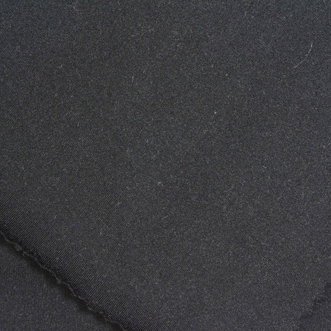 Nylon Stretch Interlock Knit Fabric, 230 gsm, 150 cm — Black
