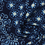 Blue Dots Scuba Knit, Polyester — photo 3