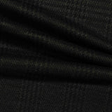 Dark Green Houndstooth Jacquard, Polyester — photo 3