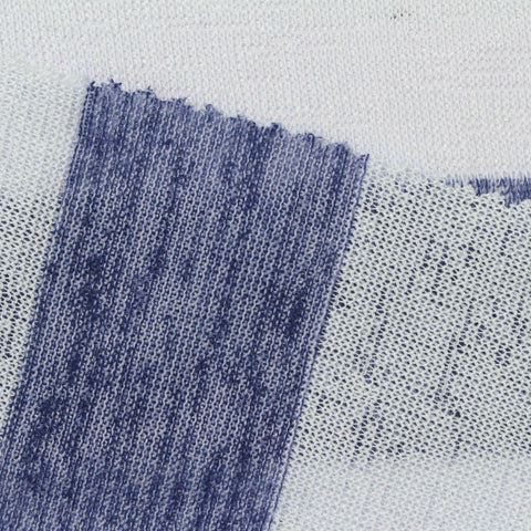 Blue Marl Knit, Polyester, 140 gsm