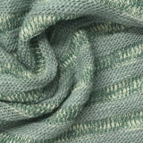 Light Blue-Green Marl Chunky Knit, Cotton-Poly — photo 3