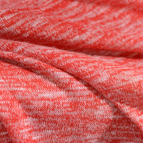 Red Marl Knit, Poly-Viscose, 133 gsm, 170 cm, ref EF-5091