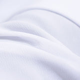 Jacquard 100% Polyester Chiffon Fabric, 80 gsm, 147 cm — White — photo 3